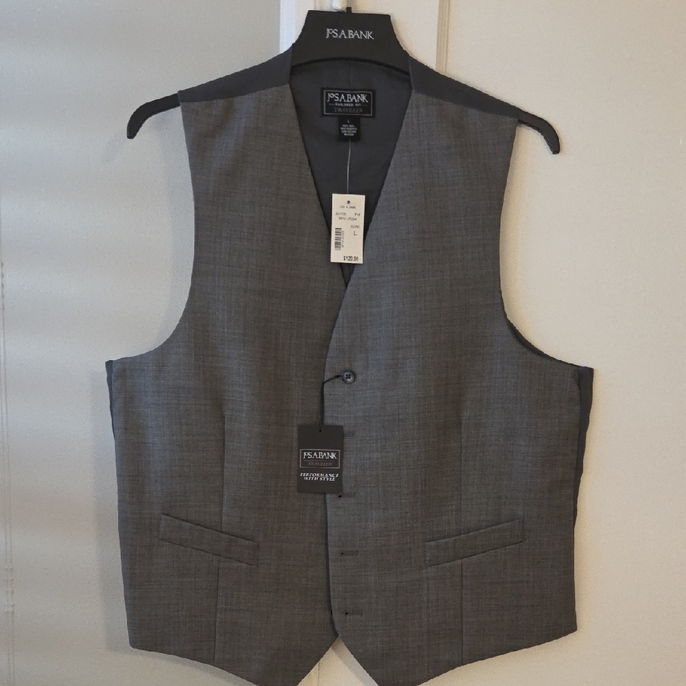 Jos. A. Bank Charcoal Men's Vest